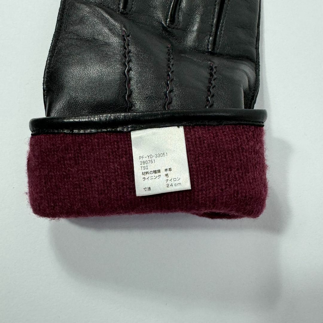ポールスミス　メンズ　ラムレザー手袋　未使用美品 Paul Smith - Paul Smith ポールスミス 手袋 ラムレザー