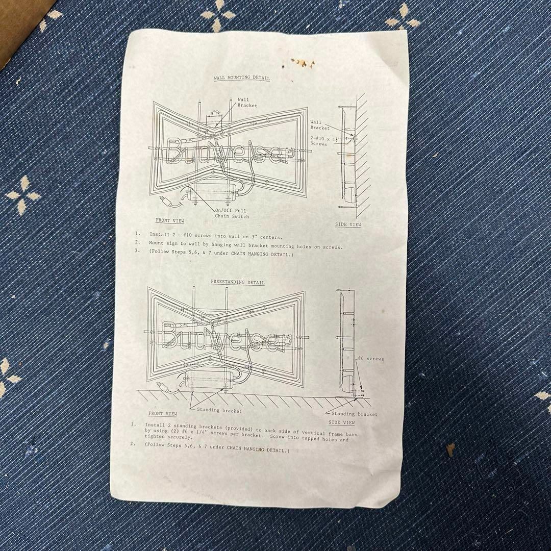 新品 希少 バドワイザー ヴィンテージ ネオンサイン 看板 ネオン 新品 希少 バドワイザー ヴィンテージ ネオンサイン 看板 ネオン
