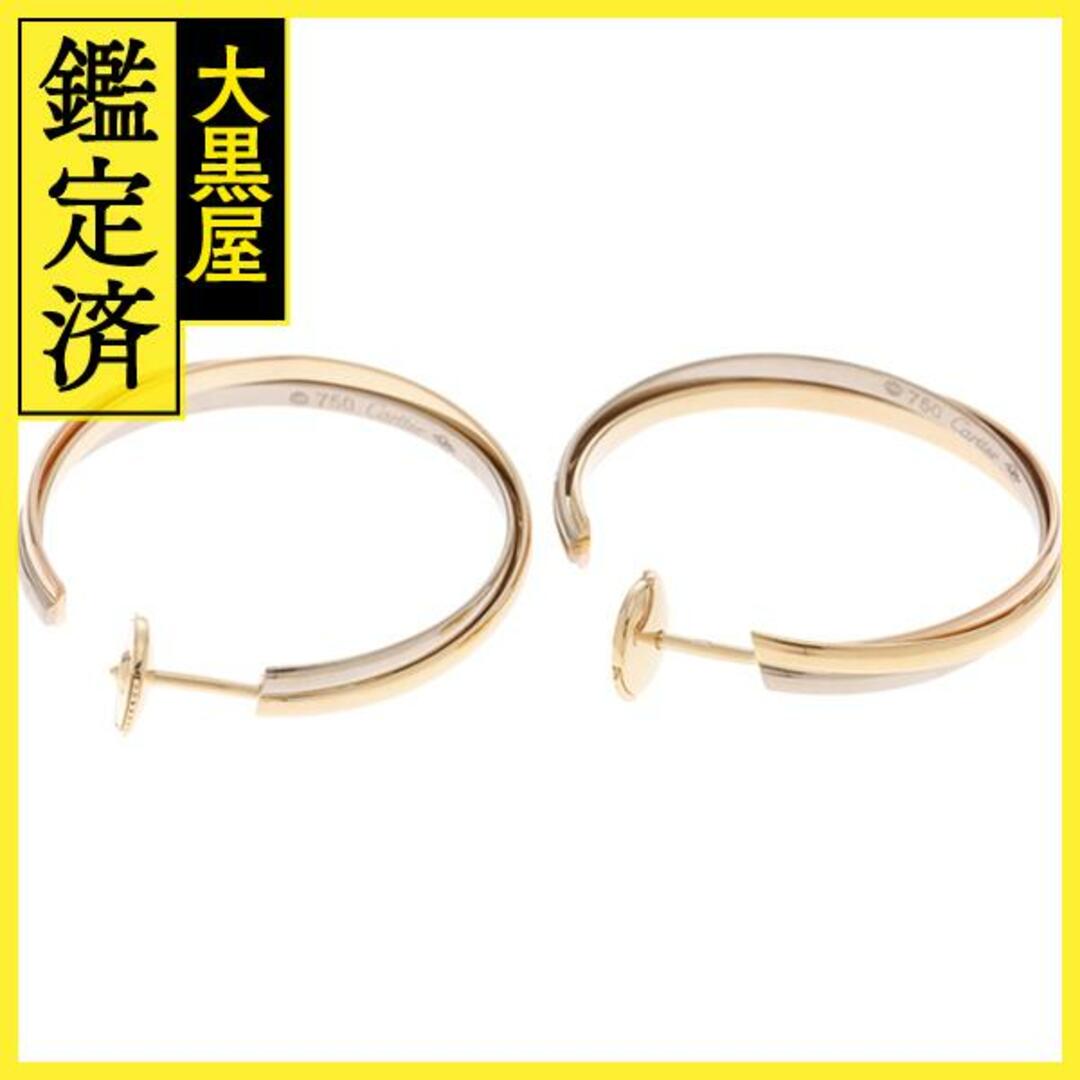 【美品】Cartier カルティエ トリニティ フープ ピアス 片耳用 5370 Cartier - カルティエ トリニティ フープピアス B8020000 【472
