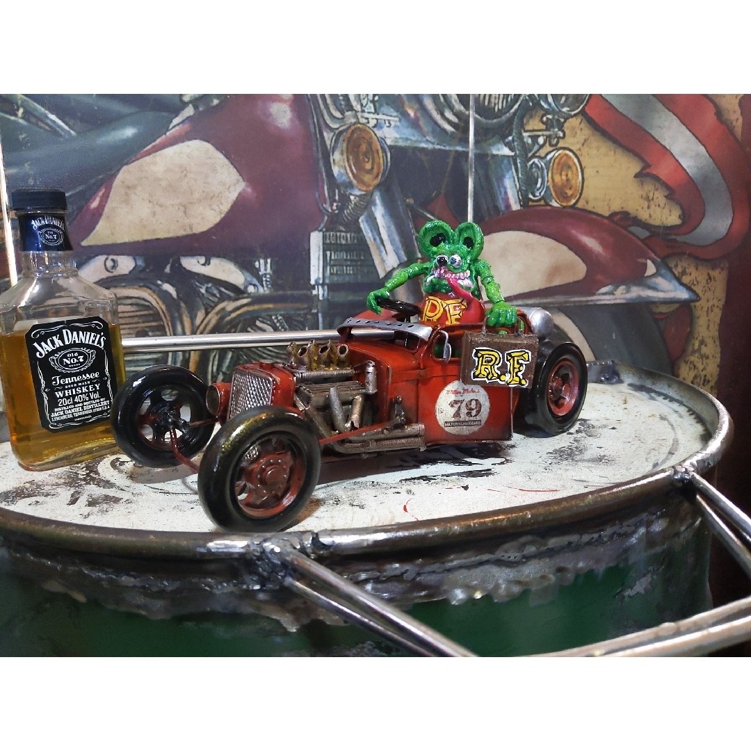 アメリカン雑貨ホットロッドガレージスタイルRATFINK24インチ アメリカン雑貨ホットロッドガレージスタイルRATFINK24インチ