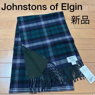 Johnstons - 美品 JOHNSTONS ジョンストンズ チェック カシミア Johnstons - 美品 JOHNSTONS ジョンストンズ チェック カシミア