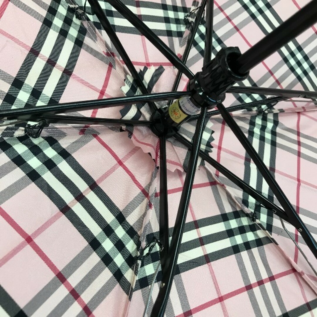 BURBERRY / バーバリー ◇折りたたみ傘/ノバチェック/ブラック BURBERRY / バーバリー ◇折りたたみ傘/ノバチェック/ブラック