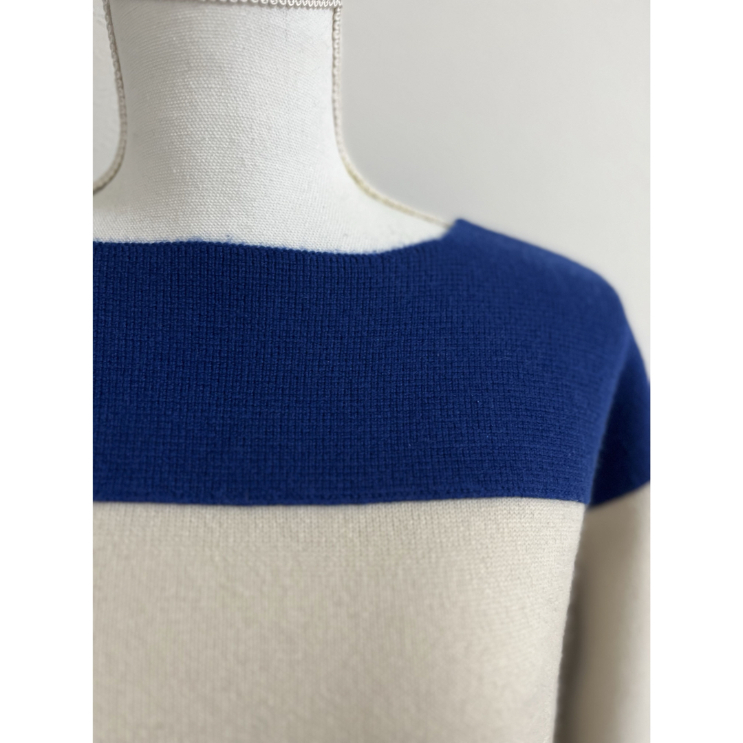 美品 ドゥロワー カラーブロックカシミヤニット 美品 ドゥロワー カラーブロックカシミヤニット