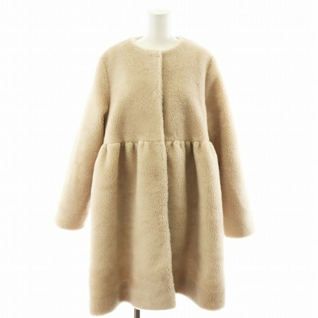 ヨリ yori 23AW もふボアコート ミドル丈 アウター 38 M ベージュ ヨリ yori 23AW もふボアコート ミドル丈 アウター 38 M ベージュ
