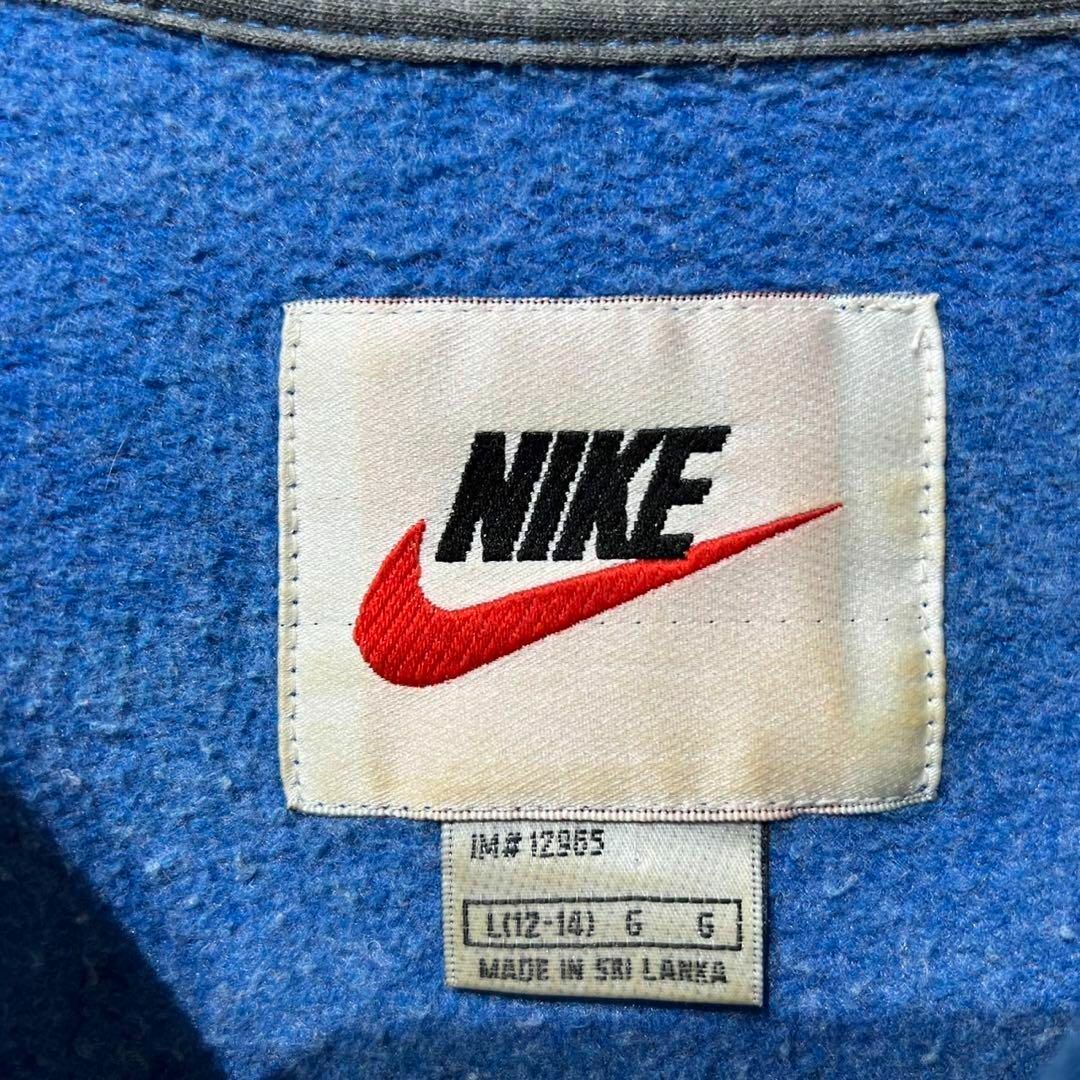 NIKE - 【希少】90s NIKE 銀タグ スウォッシュ 胸ロゴスウェット NIKE - 【希少】90s NIKE 銀タグ スウォッシュ 胸ロゴスウェット