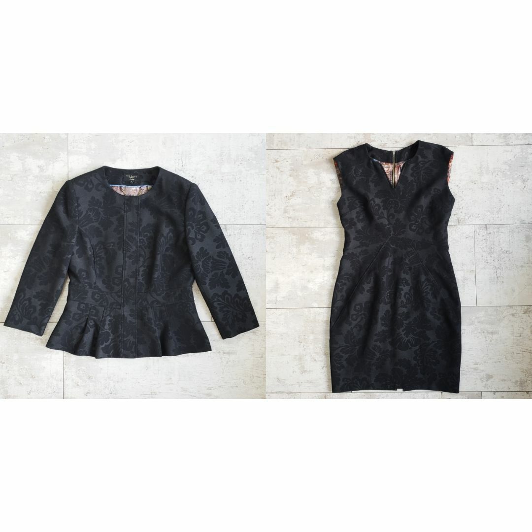 TED BAKER - テッドベイカー ☆ セットアップ 3 透かし花柄 TED BAKER - テッドベイカー ☆ セットアップ 3 透かし花柄