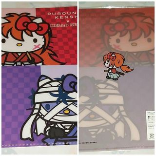 るろうに剣心 Kenshin ハローキティHello Kitty クリアファイル(クリアファイル)