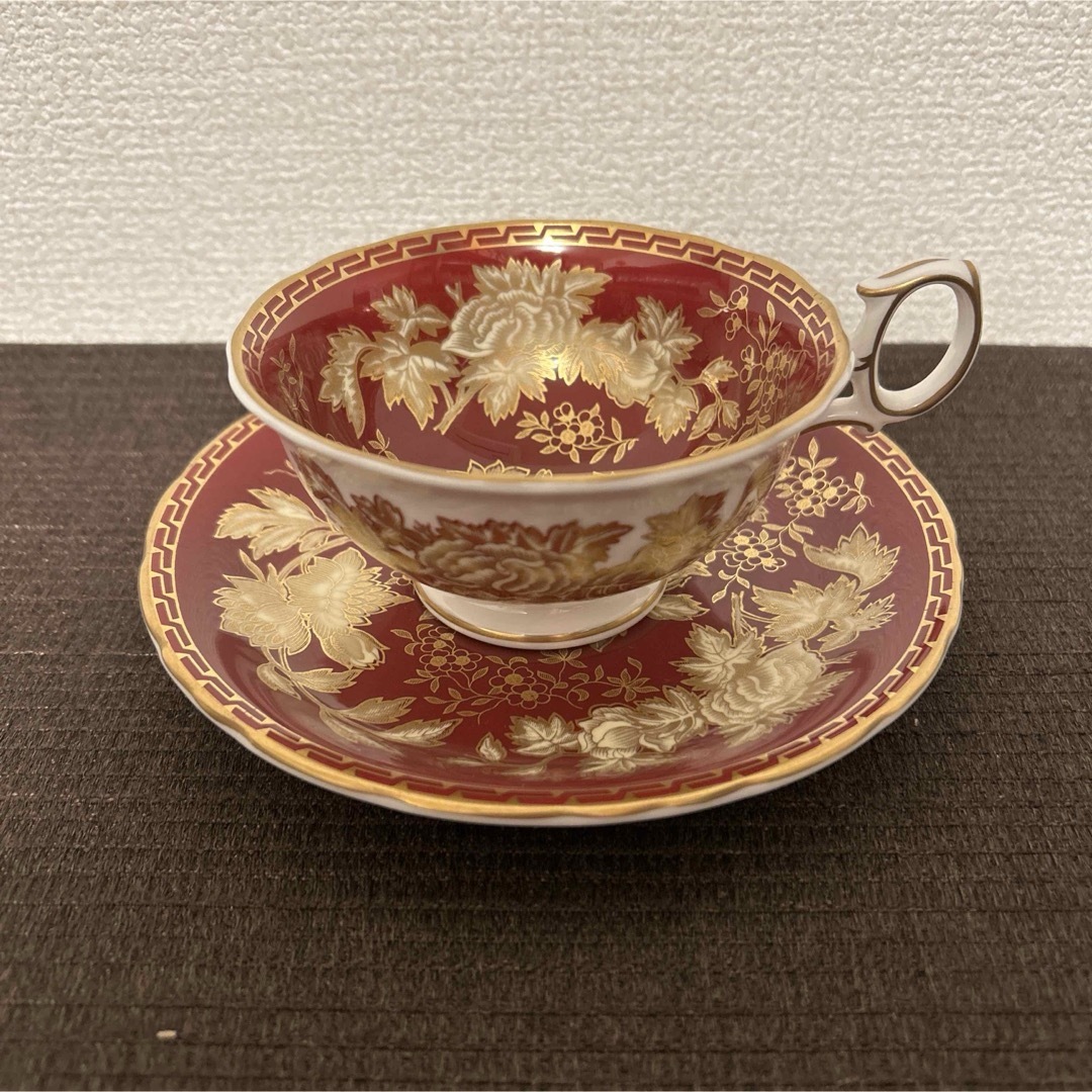 WEDGWOOD - ウェッジウッド トンキン ルビー ピオニー ティー WEDGWOOD - ウェッジウッド トンキン ルビー ピオニー ティー