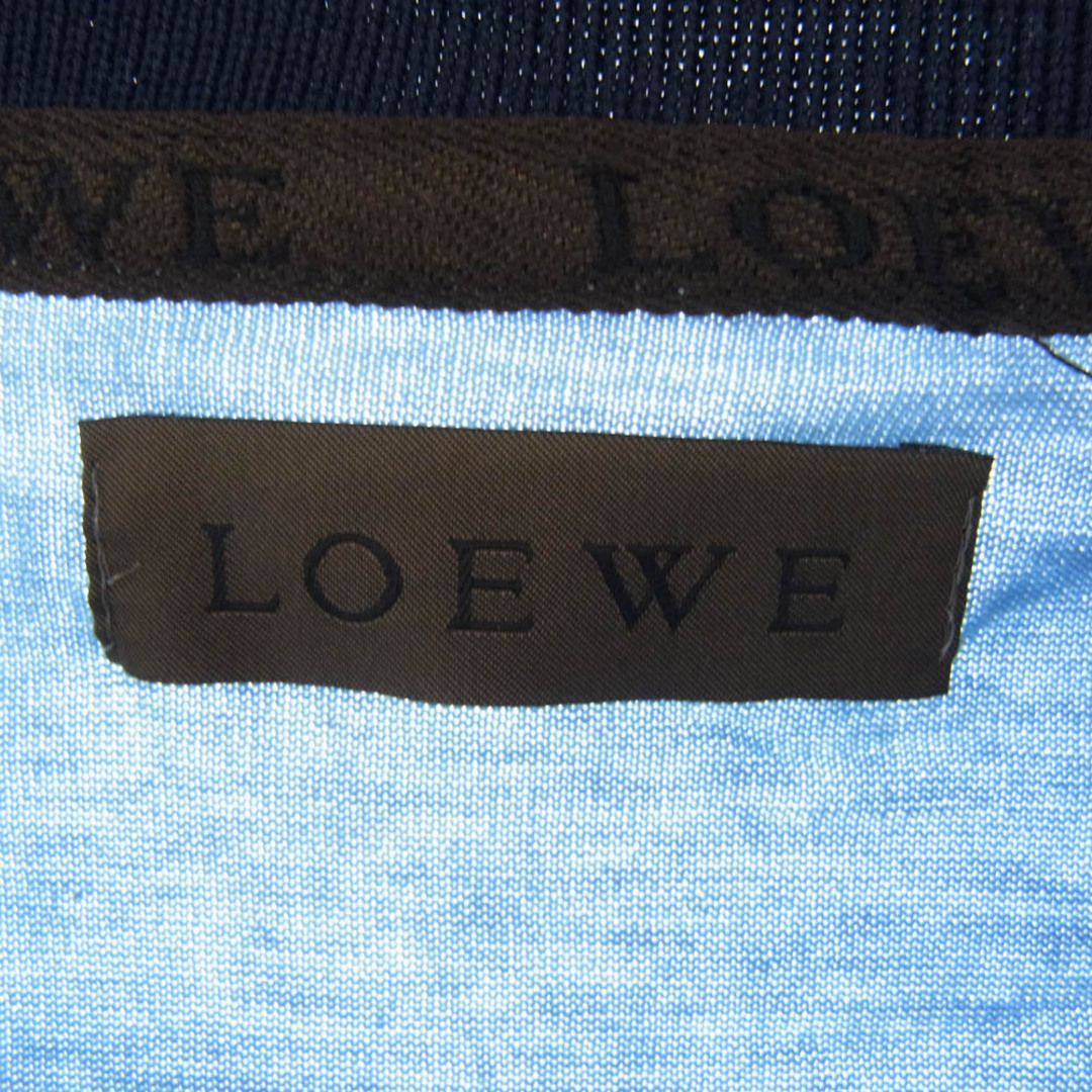 LOEWE - LOEWE ロエベ アナグラムロゴ刺? コットン ボーダー LOEWE - LOEWE ロエベ アナグラムロゴ刺? コットン ボーダー