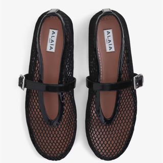Azzedine Alaïa - ALAÏA  Ballet Flats in Fishnet sz.36