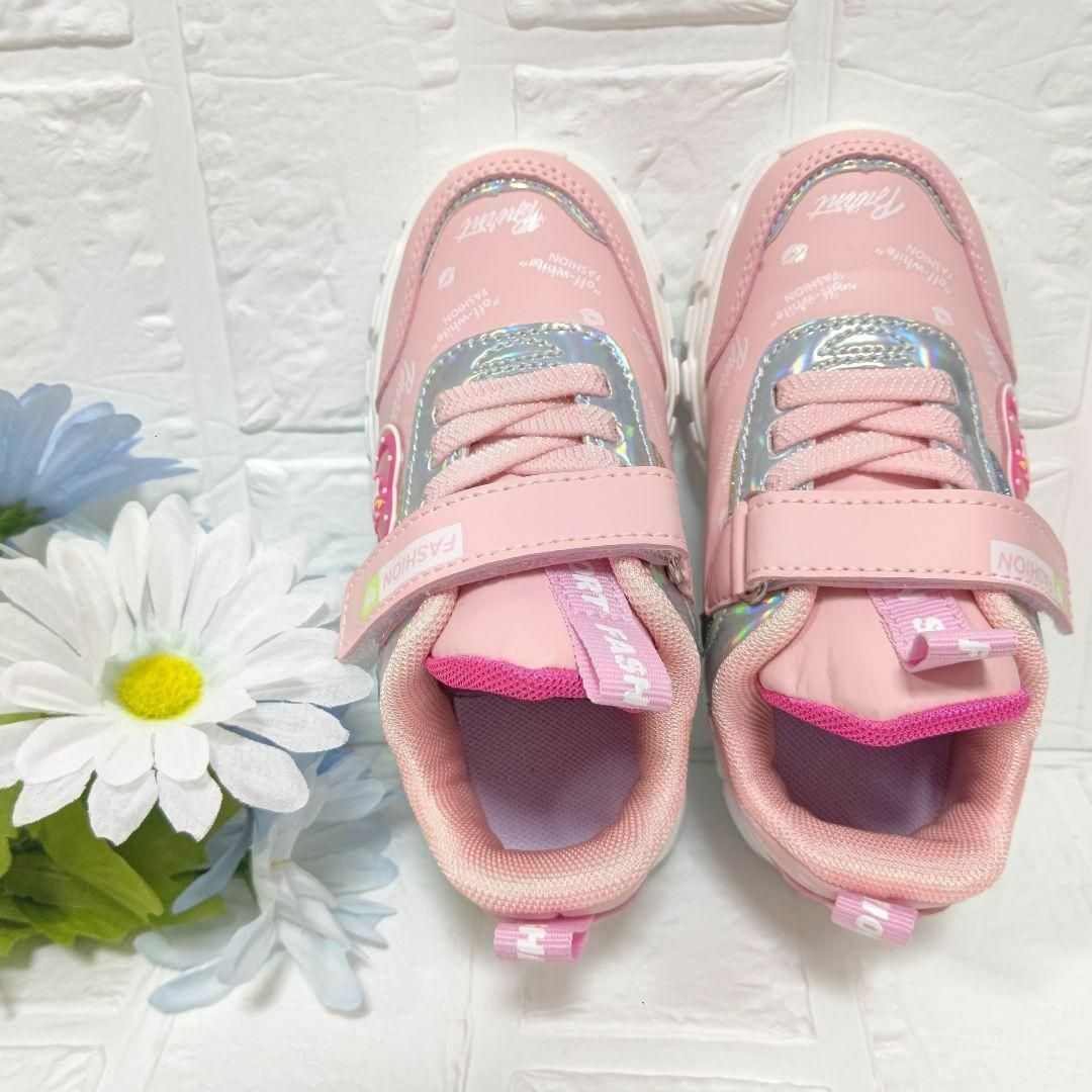キッズスニーカー17cmピンク女の子ハローキティかわいいキッズ キッズスニーカー17cmピンク女の子ハローキティかわいいキッズ