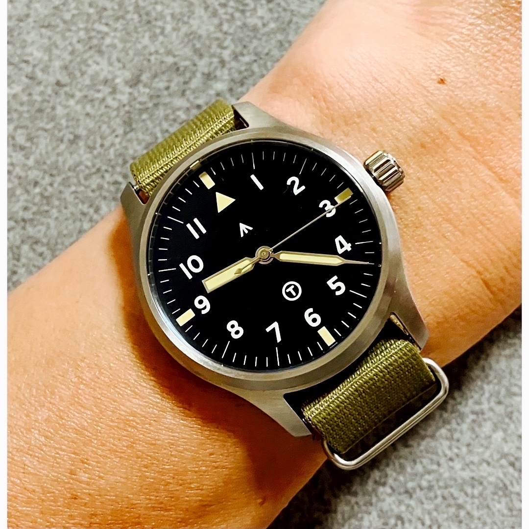 SAN MARTIN MARK11オマージュ ミリタリーウォッチ ブロードアロー SAN MARTIN MARK11オマージュ ミリタリーウォッチ ブロードアロー