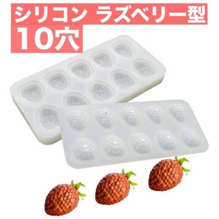 10穴 ラズベリー型 シリコン型 ムース型 多機能シリコーンモデル DIY用品