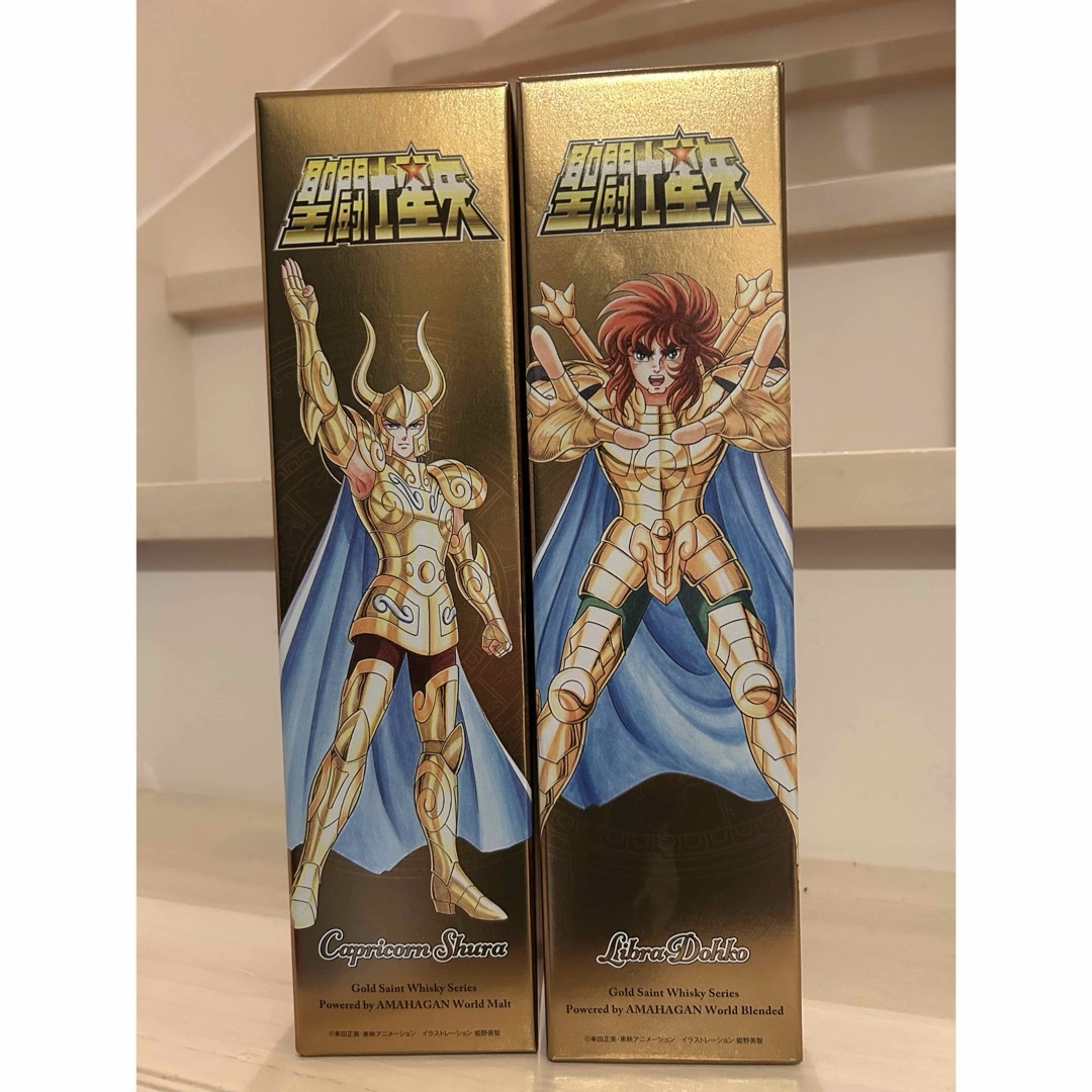 聖闘士星矢 ゴールドセイント ウイスキーシリーズ AMAHAGAN 2本 聖闘士星矢 ゴールドセイント ウイスキーシリーズ AMAHAGAN 2本