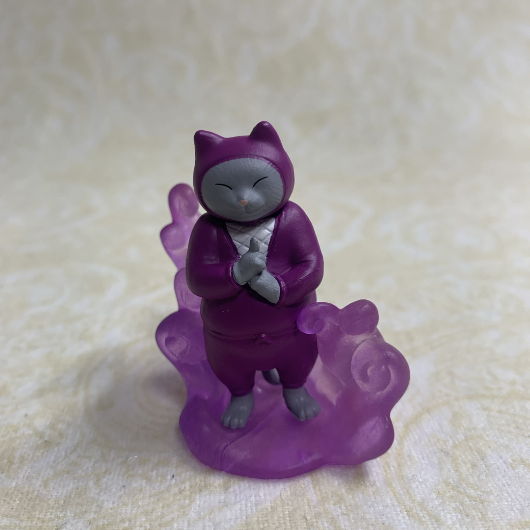 猫 フィギュア ネコ マタタビ忍法絵巻 カプセルトイ 忍者 エンタメ/ホビーのおもちゃ/ぬいぐるみ(キャラクターグッズ)の商品写真