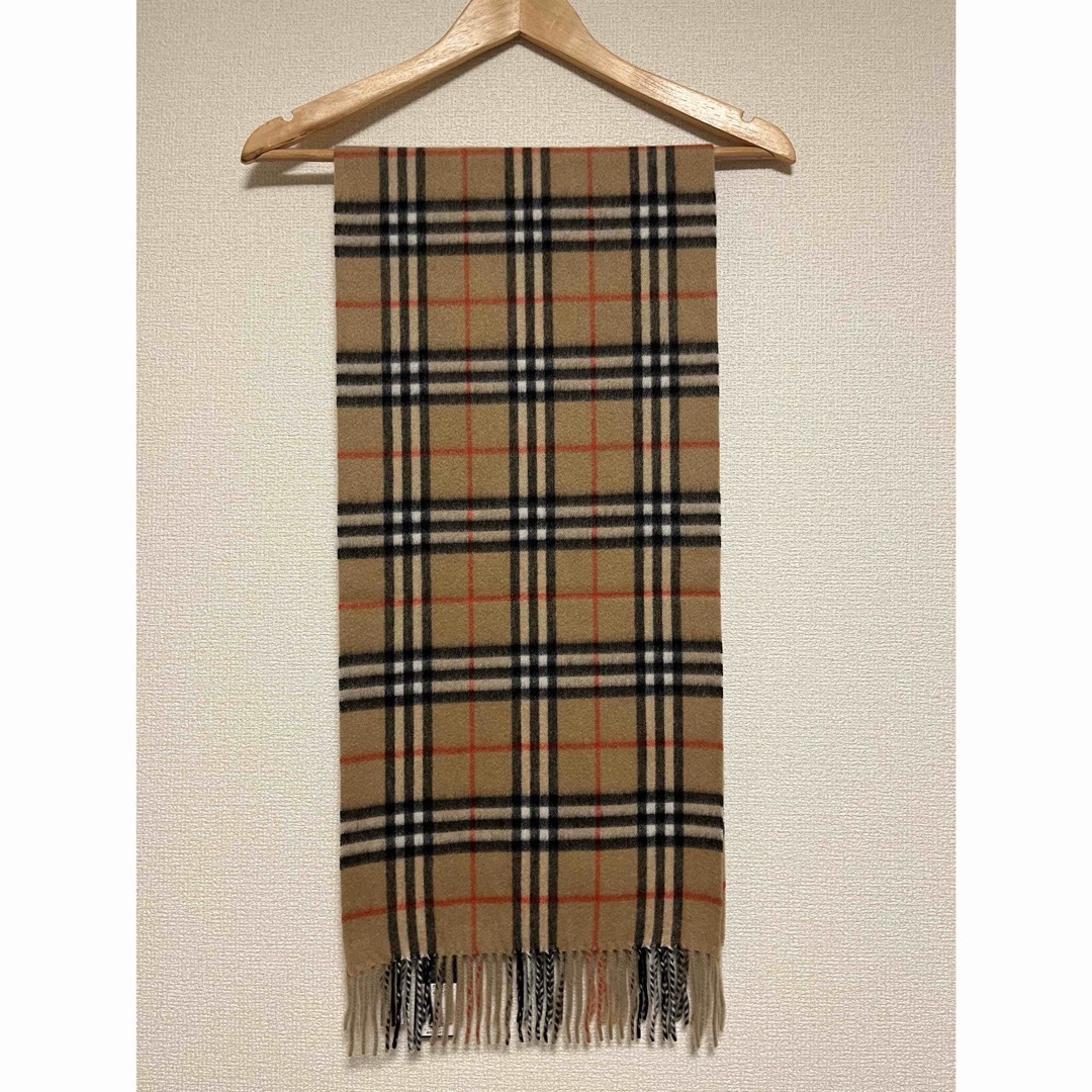 BURBERRY - BURBERRY バーバリー マフラー カシミア100% タグ BURBERRY - BURBERRY バーバリー マフラー カシミア100% タグ