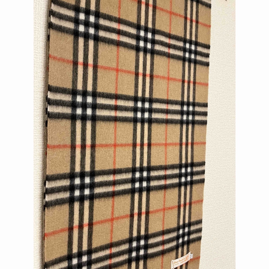 BURBERRY - BURBERRY バーバリー マフラー カシミア100% タグ BURBERRY - BURBERRY バーバリー マフラー カシミア100% タグ