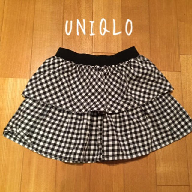 UNIQLO(ユニクロ)のUNIQLOフリルスカート♡ キッズ/ベビー/マタニティのキッズ服女の子用(90cm~)(スカート)の商品写真