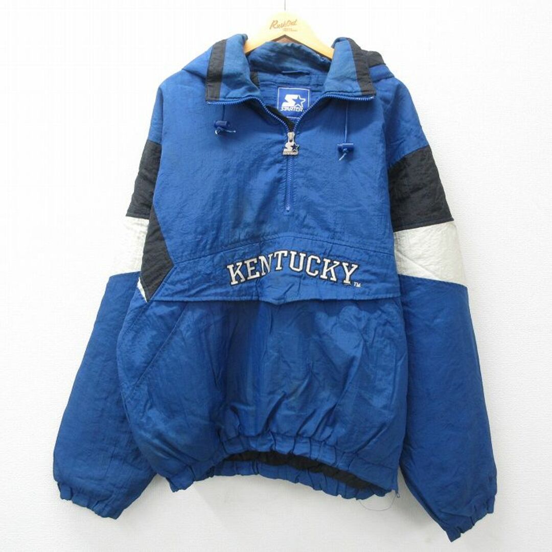 STARTER - XL☆古着 スターター STARTER 長袖 ハーフジップ STARTER - XL☆古着 スターター STARTER 長袖 ハーフジップ