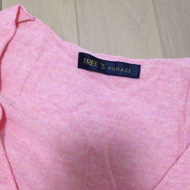 FREE'S SHOP(フリーズショップ)のFREE'SSHOPピンクニット♡ レディースのトップス(Tシャツ(半袖/袖なし))の商品写真