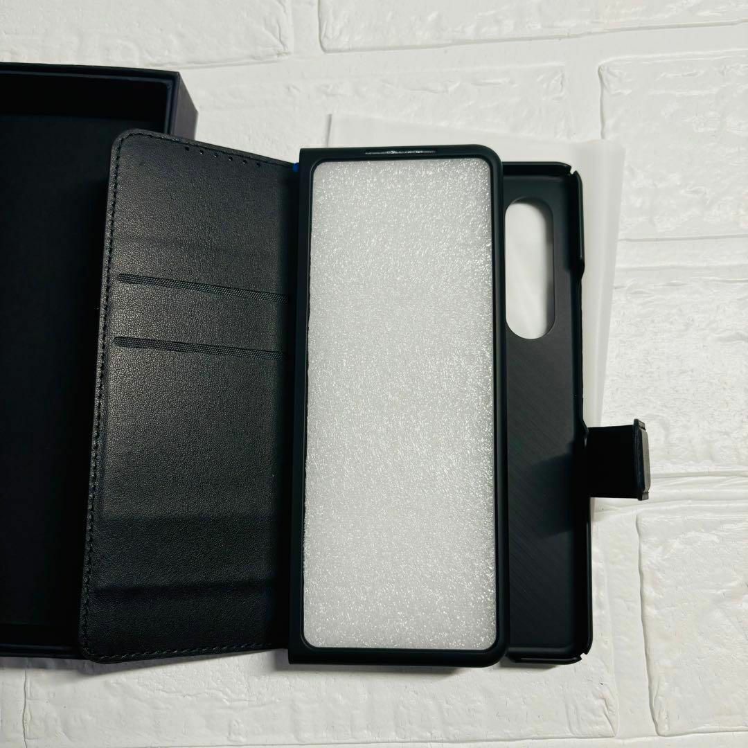 Samsung Galaxy z fold 3専用ケース 手帳型カバー 高級PU スマホ/家電/カメラのスマホアクセサリー(Androidケース)の商品写真