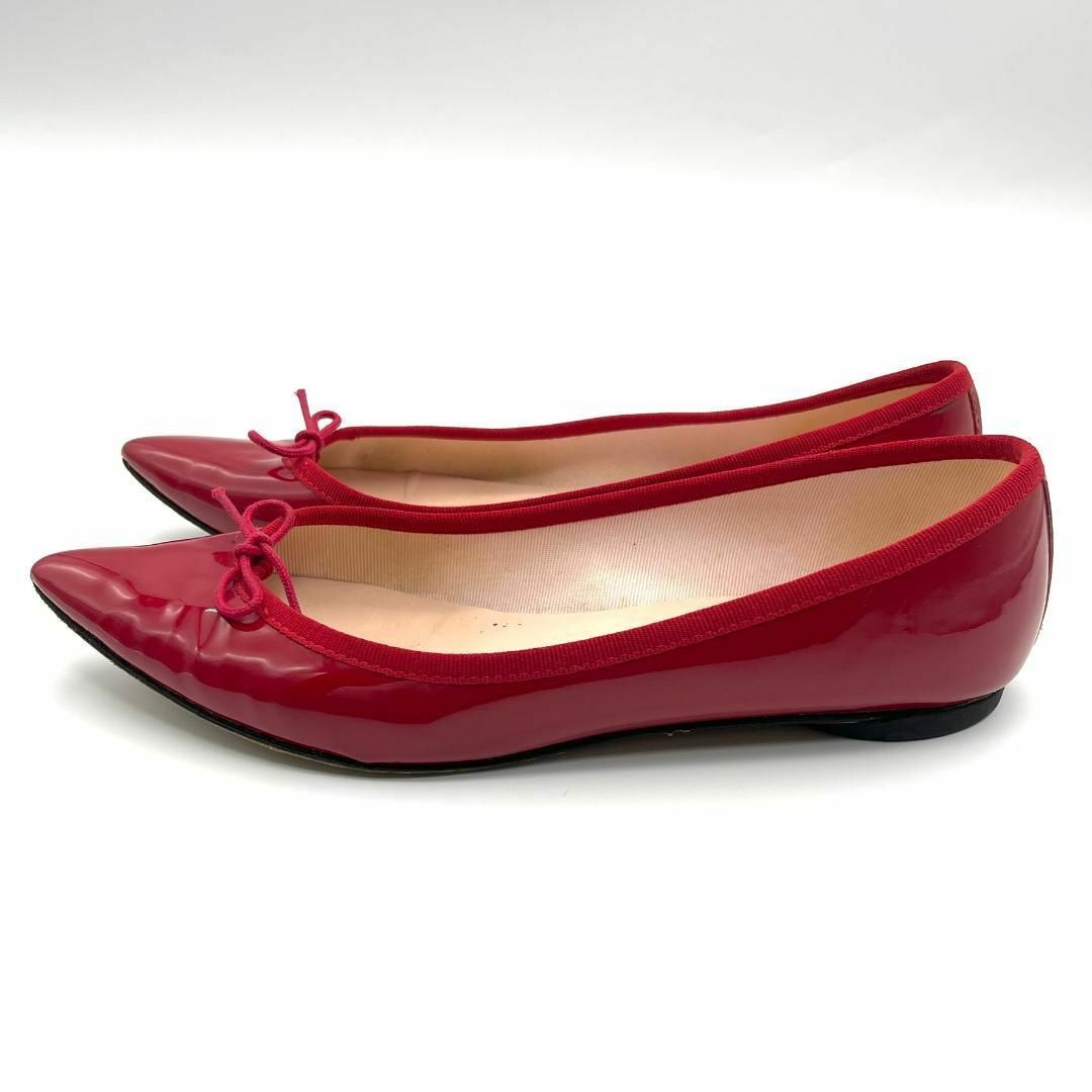 repetto/レペット ブリジット バレエ フラット シューズ 赤 25cm repetto/レペット ブリジット バレエ フラット シューズ 赤 25cm
