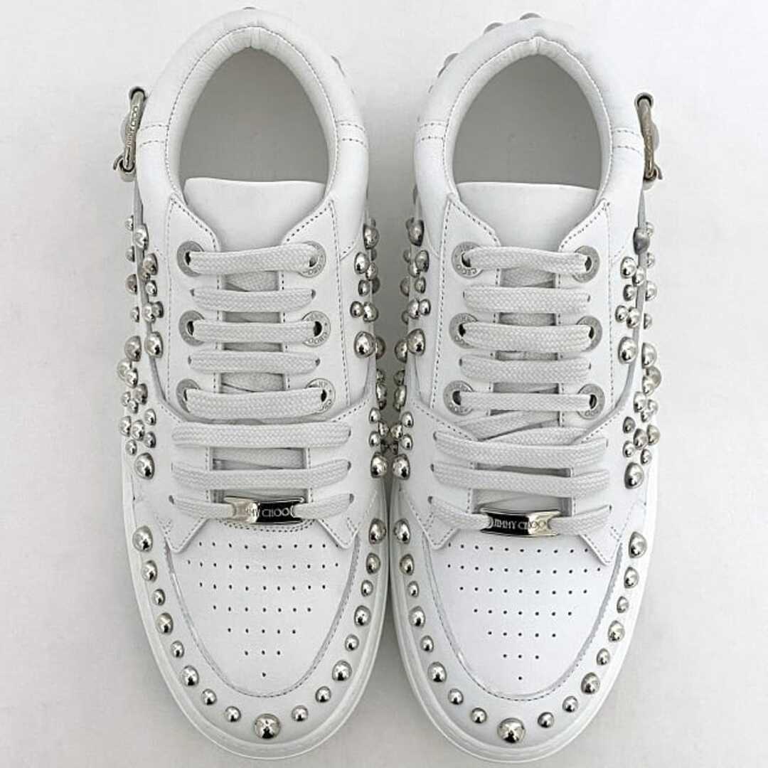 JIMMY CHOO - ジミーチュウ スニーカー ホワイト ROMAN 036520 JIMMY CHOO - ジミーチュウ スニーカー ホワイト ROMAN 036520
