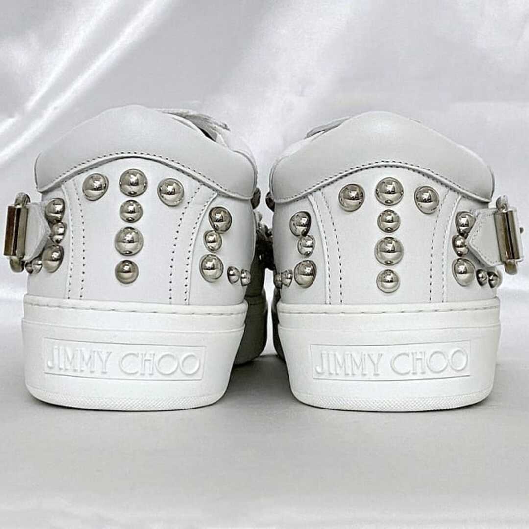 JIMMY CHOO - ジミーチュウ スニーカー ホワイト ROMAN 036520 JIMMY CHOO - ジミーチュウ スニーカー ホワイト ROMAN 036520