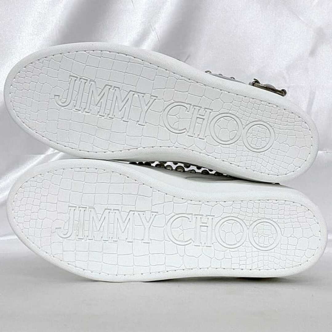 JIMMY CHOO - ジミーチュウ スニーカー ホワイト ROMAN 036520 JIMMY CHOO - ジミーチュウ スニーカー ホワイト ROMAN 036520