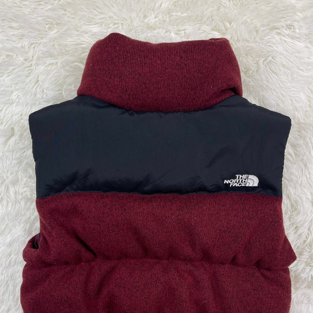 日本未発売☆700フィル THE NORTH FACE ニット ダウン ベスト 日本未発売☆700フィル THE NORTH FACE ニット ダウン ベスト