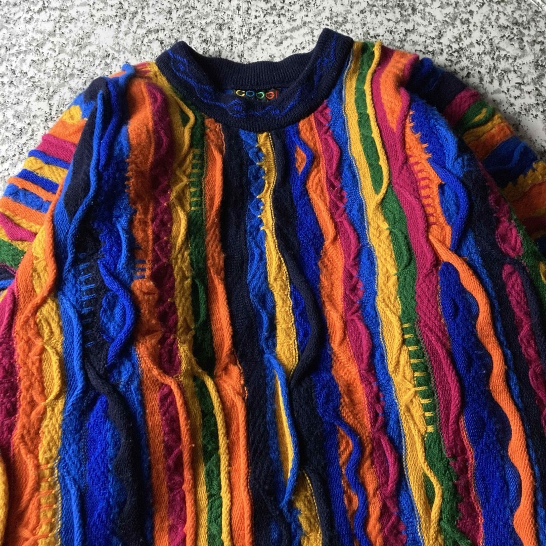 COOGI - 【90sオーストラリア製】COOGI 3D立体編み ヴィンテージ COOGI - 【90sオーストラリア製】COOGI 3D立体編み ヴィンテージ