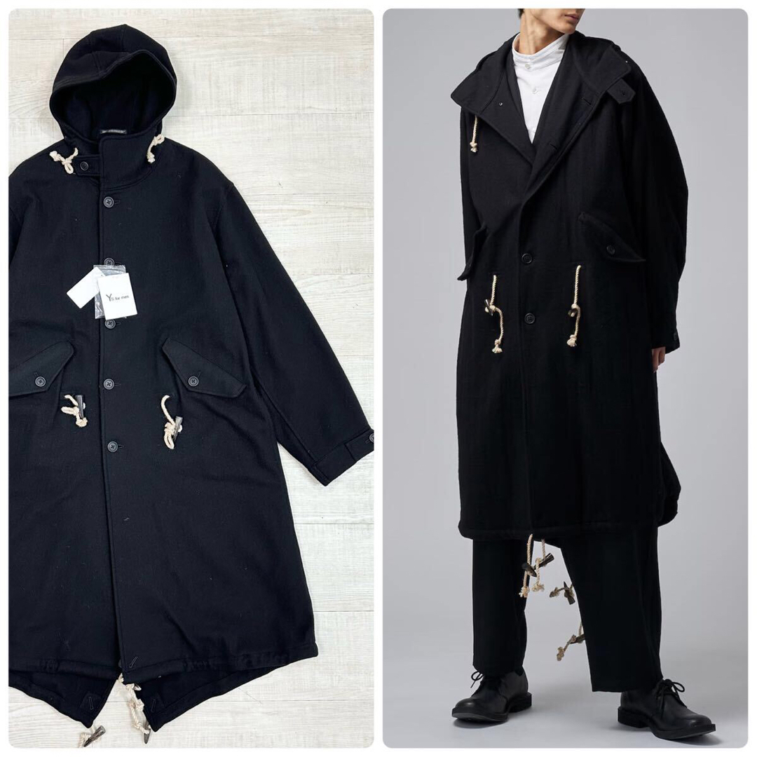 Y's - 24aw 2024 新品 Y's ヨウジヤマモト MODS COAT コートの Y's - 24aw 2024 新品 Y's ヨウジヤマモト MODS COAT コートの
