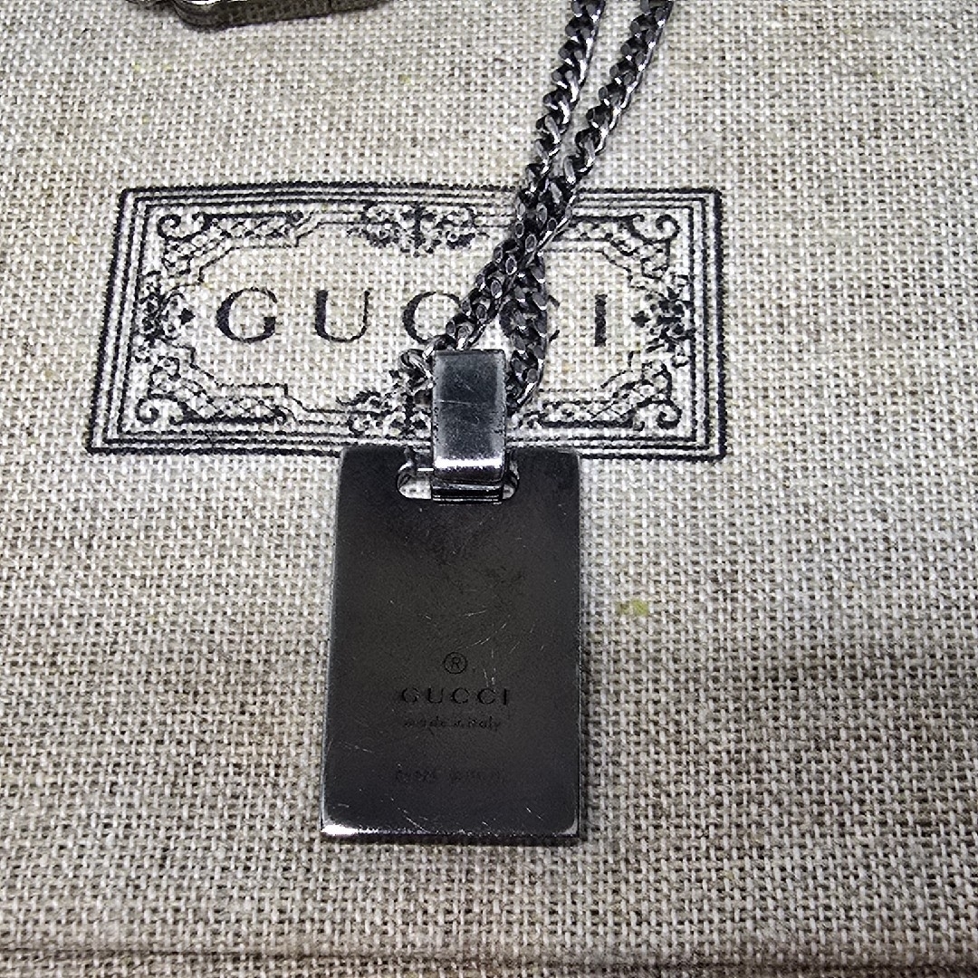 GUCCI - 【廃盤品】GUCCI ディアマンテ ブラック シルバー GUCCI - 【廃盤品】GUCCI ディアマンテ ブラック シルバー