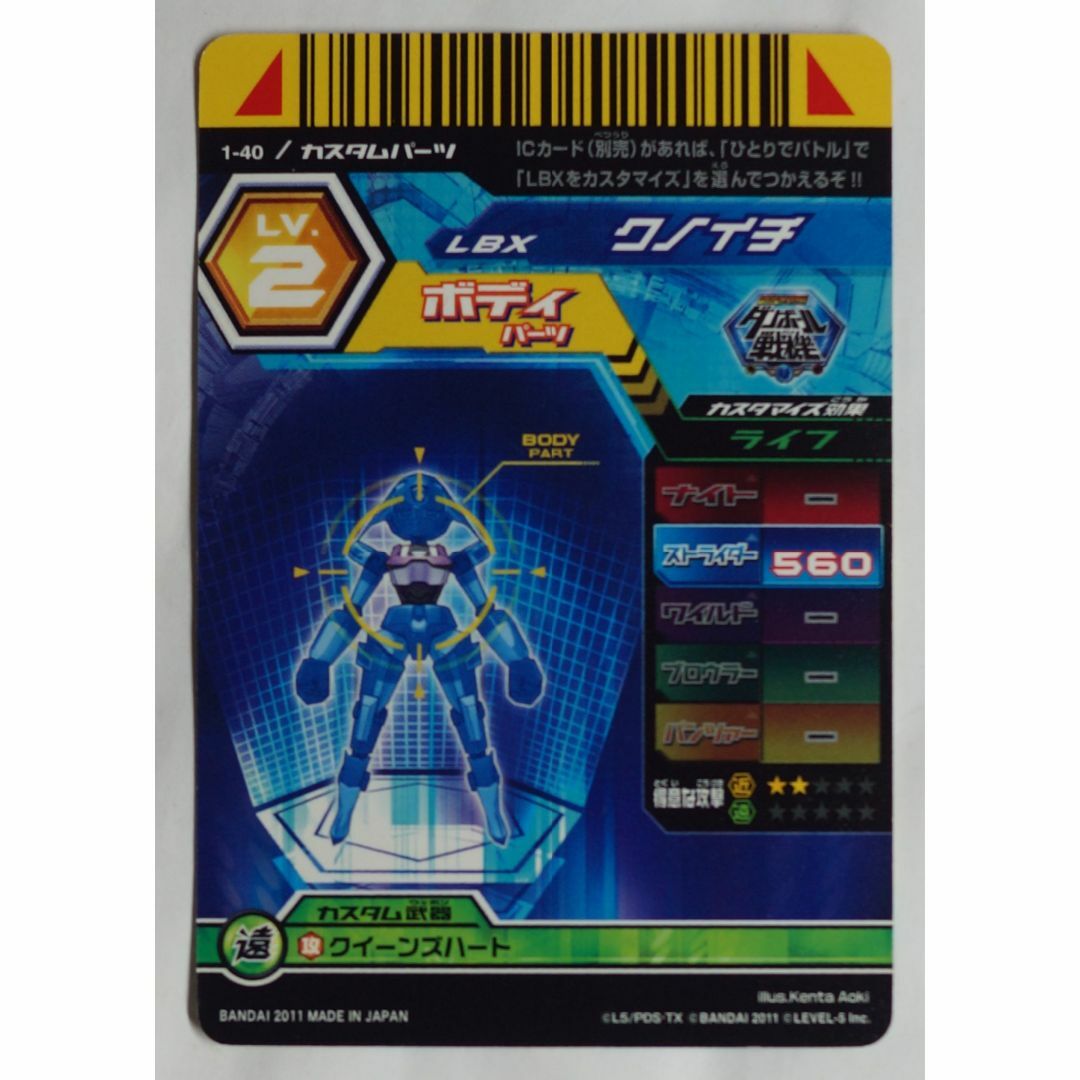 BANDAI - LBX クノイチ 1-40 N ダンボール戦機 ( #7134 )の通販 BANDAI - LBX クノイチ 1-40 N ダンボール戦機 ( #7134 )の通販
