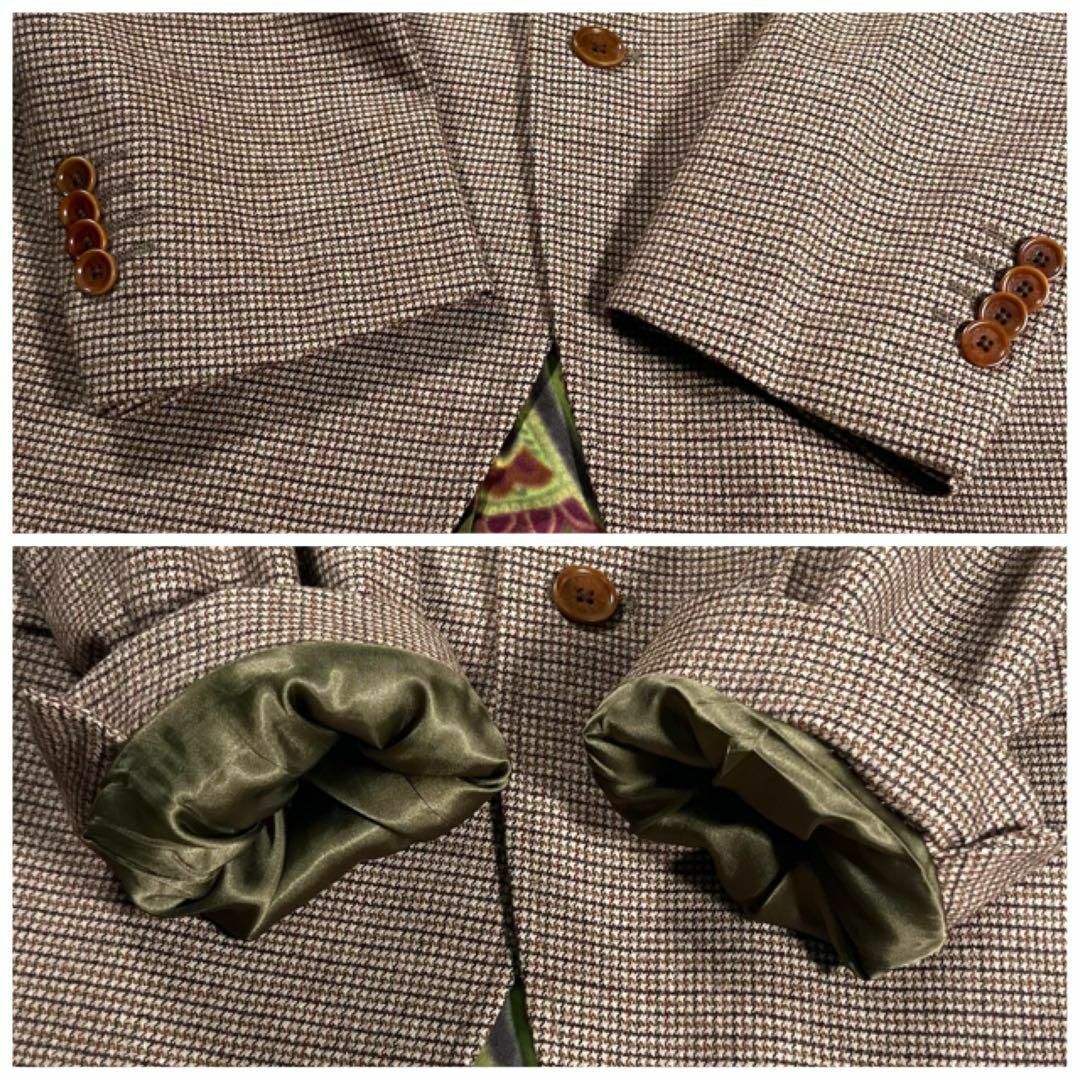 試着のみ】ETRO エトロ 千鳥柄 ペイズリー 段返り3Bテーラード 試着のみ】ETRO エトロ 千鳥柄 ペイズリー 段返り3Bテーラード