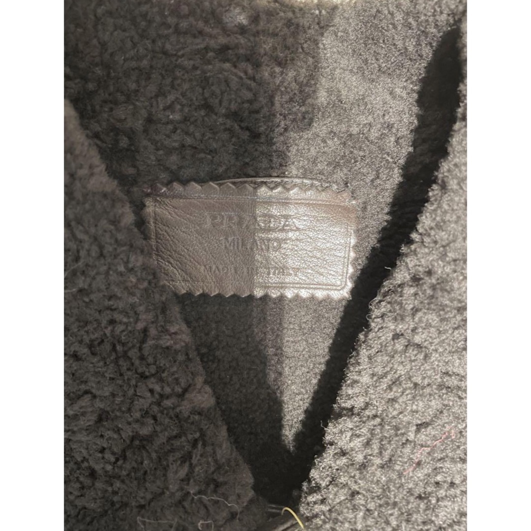 PRADA - 定価60万円PRADAムートンコート46 プラダ ボアコート PRADA - 定価60万円PRADAムートンコート46 プラダ ボアコート