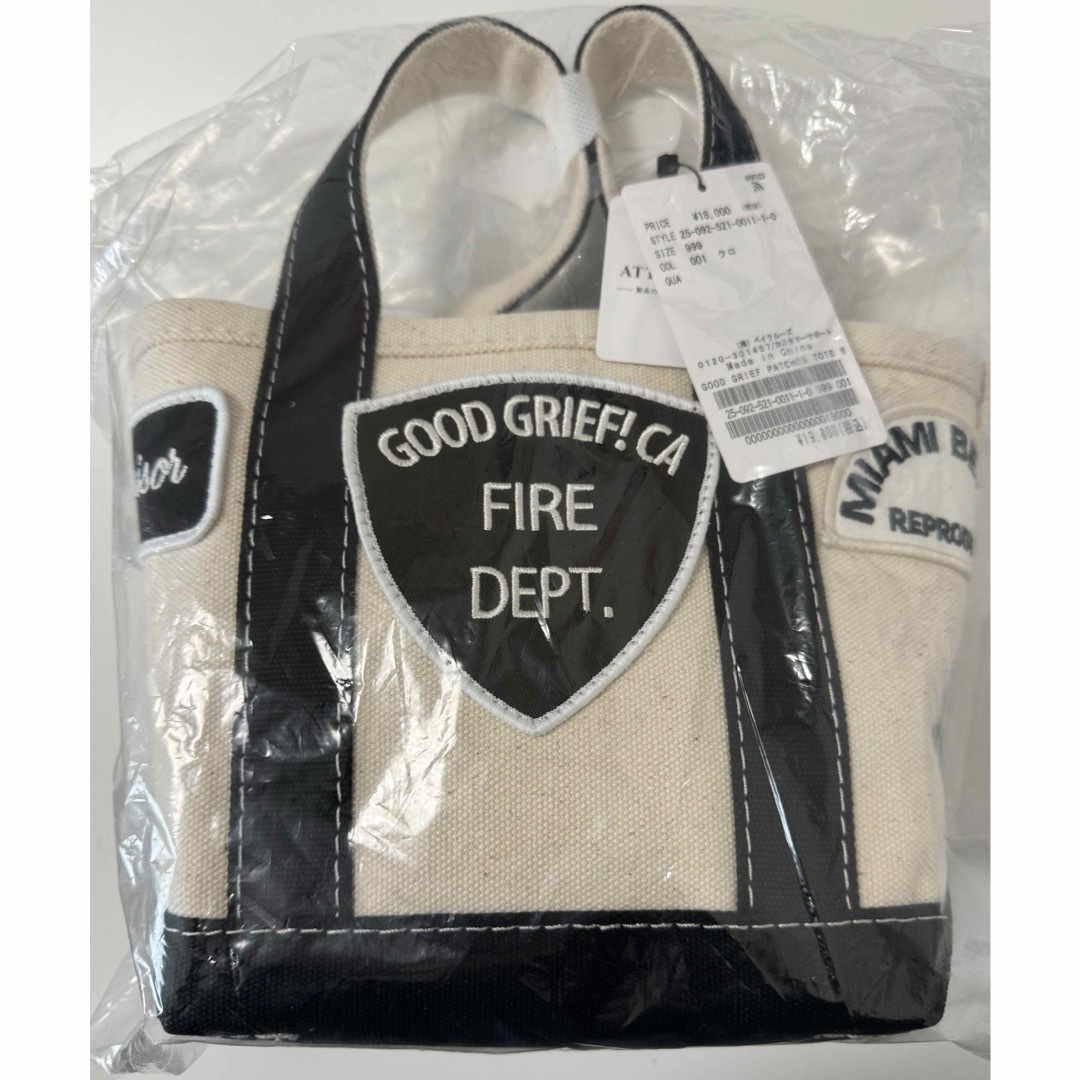 GOOD GRIEF!/グッドグリーフ】 PATCHES TOTE BAG GOOD GRIEF!/グッドグリーフ】 PATCHES TOTE BAG