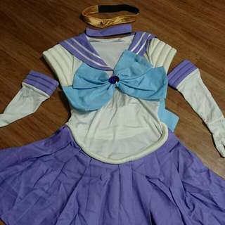 セーラームーン風衣装 紫(セット/コーデ)