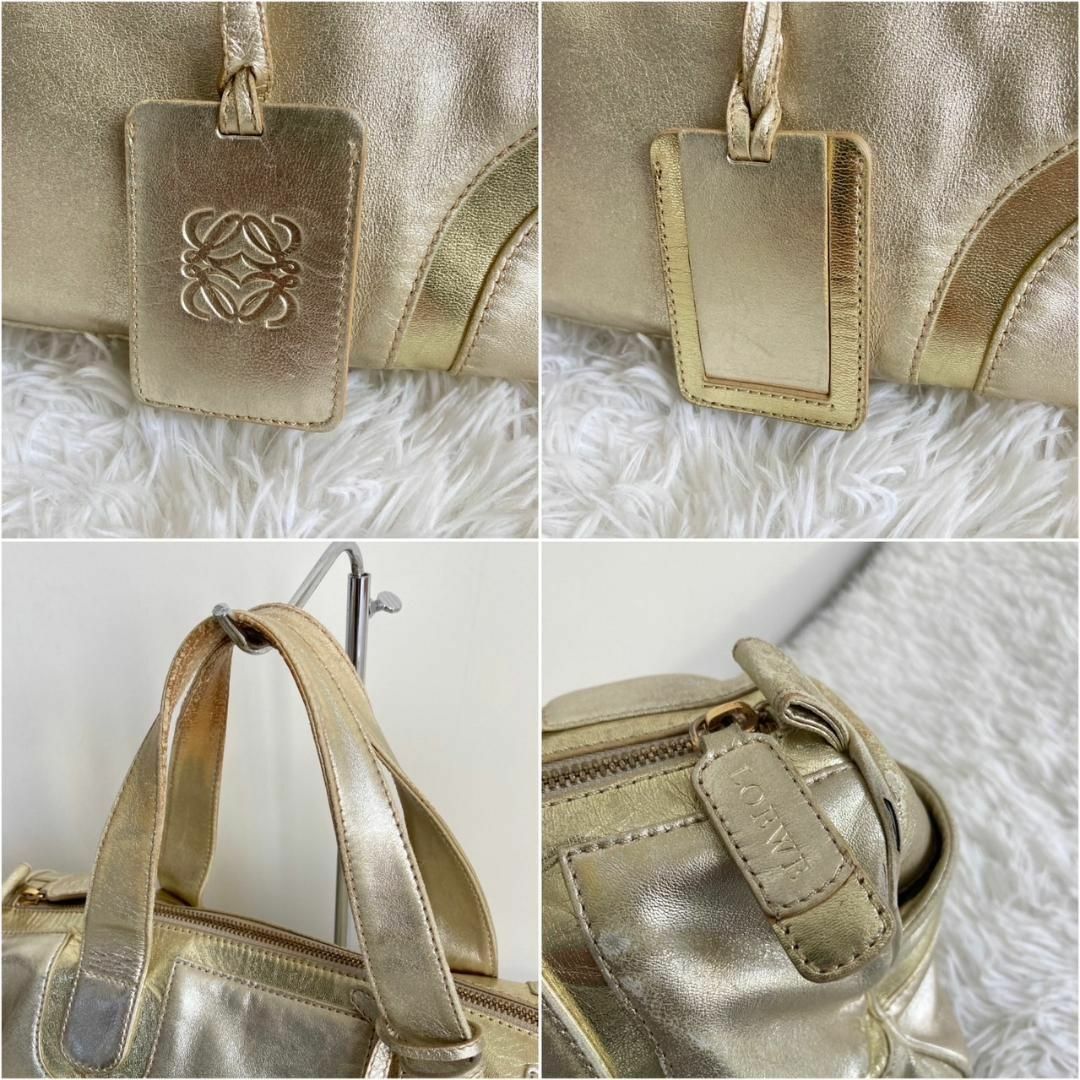 人気❤ LOEWE ロエベ ロゴ型押し シンプルレザーハンドバッグ 人気❤ LOEWE ロエベ ロゴ型押し シンプルレザーハンドバッグ