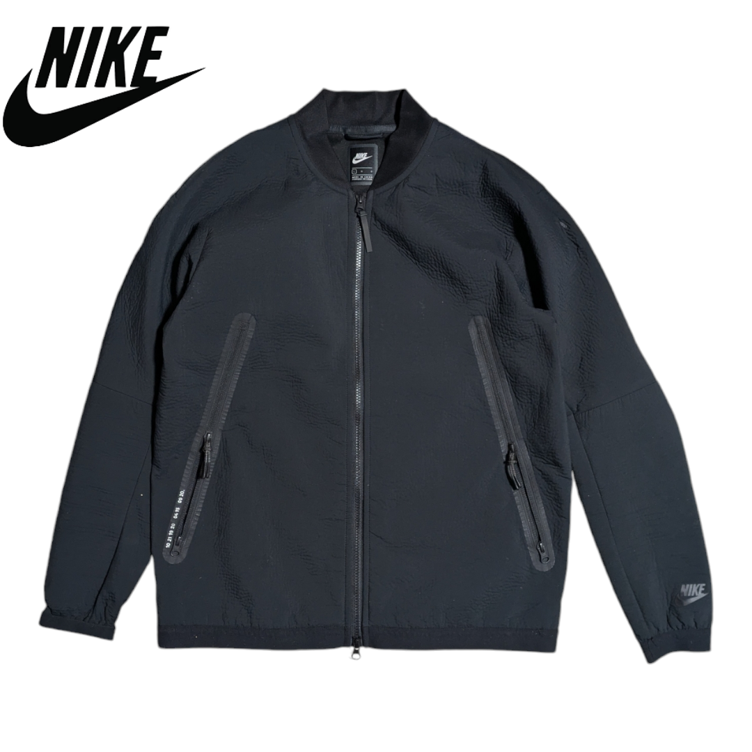 NIKE - NIKE ブラック ネオプレーン ウーブン トラックジャケット