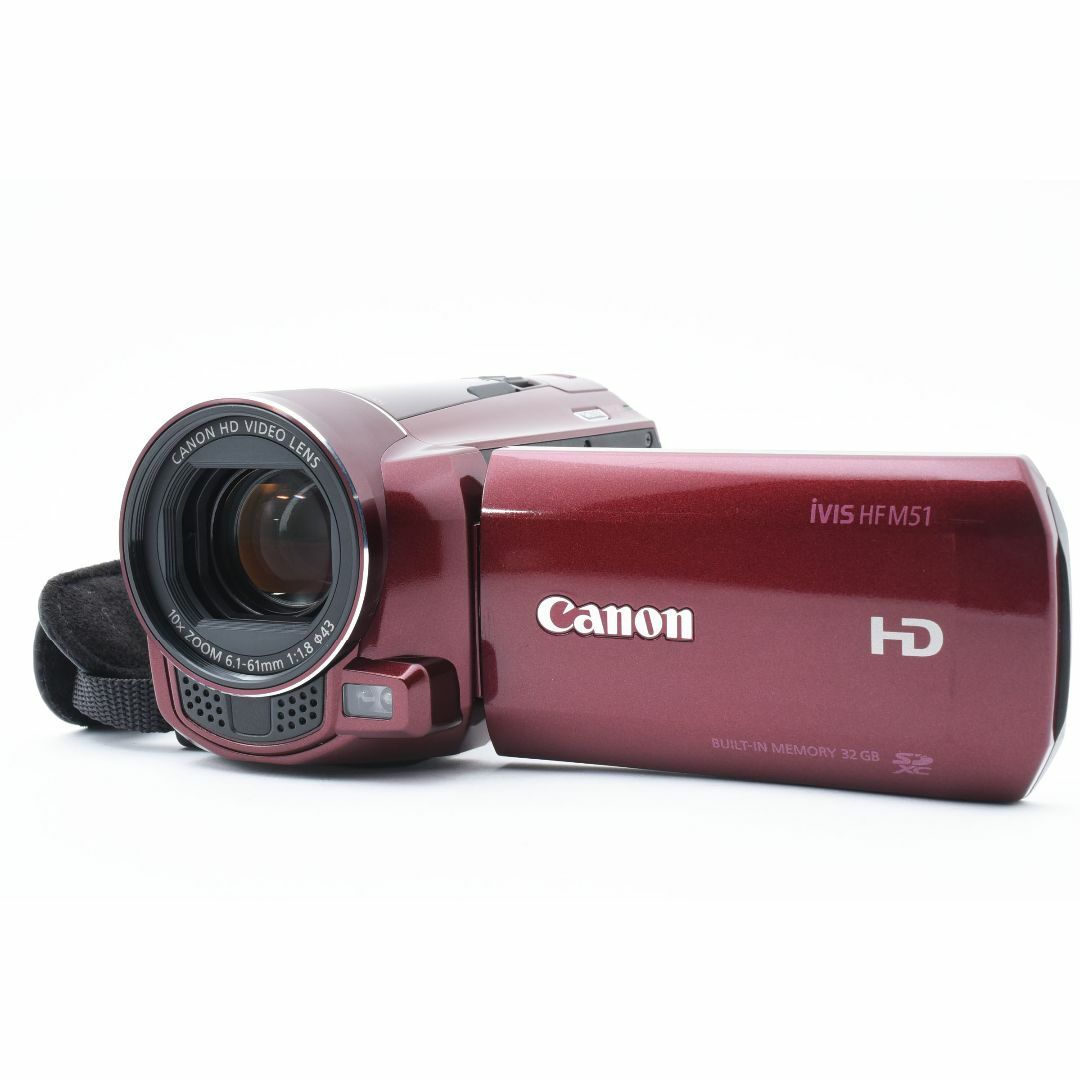 Canon キヤノン iVIS HF M51 レッド:2322926 カメラ Canon キヤノン iVIS HF M51 レッド:2322926 カメラ
