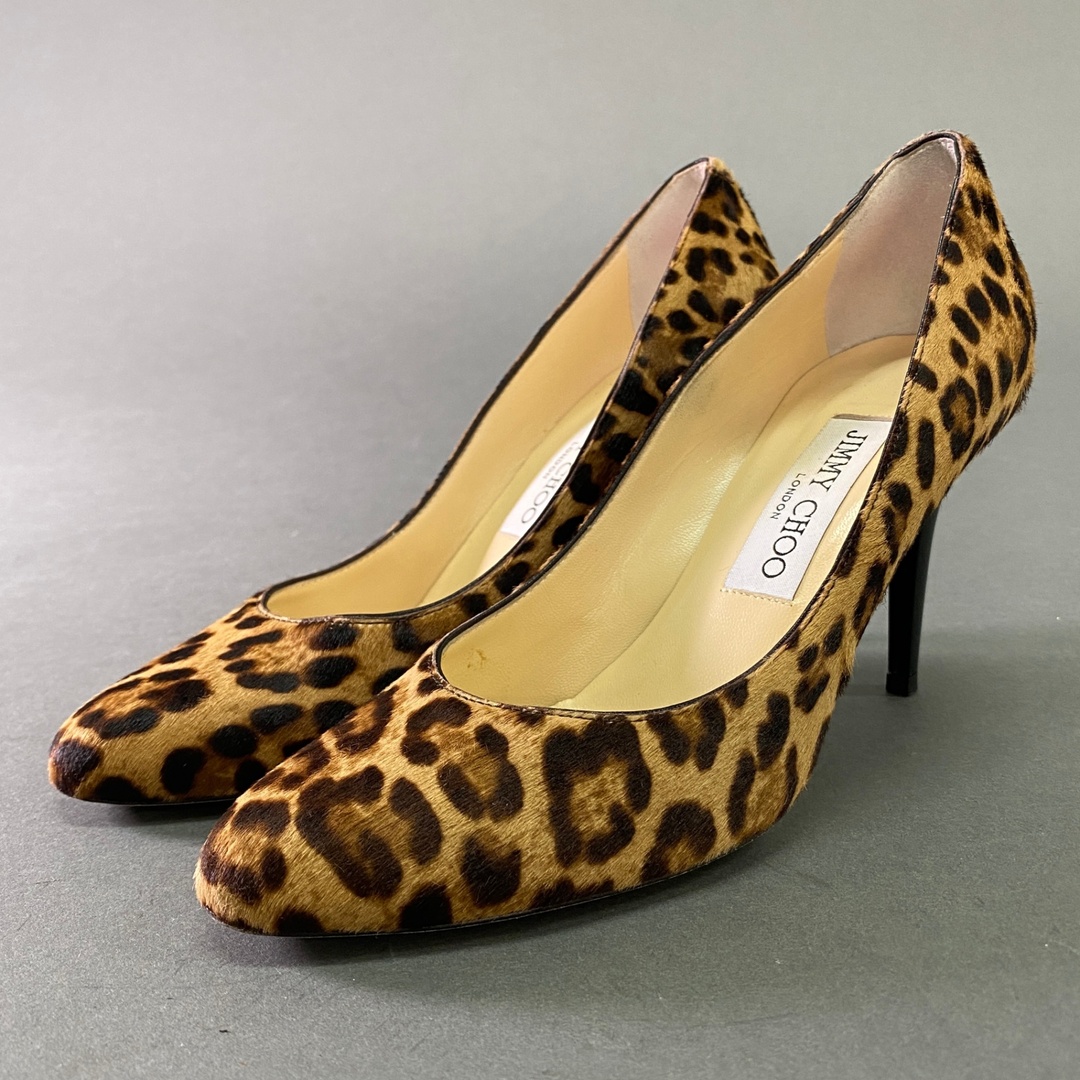 ジミーチュウ JIMMY CHOO パンプス 35 - スエード ライト ジミーチュウ JIMMY CHOO パンプス 35 - スエード ライト