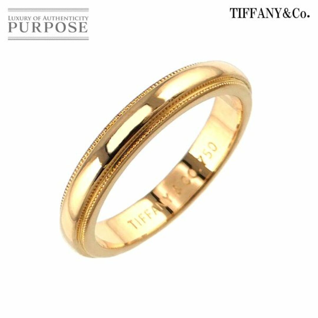 ティファニー TIFFANY&Co. ミルグレイン バンド 9号 リング K18 ティファニー TIFFANY&Co. ミルグレイン バンド 9号 リング K18