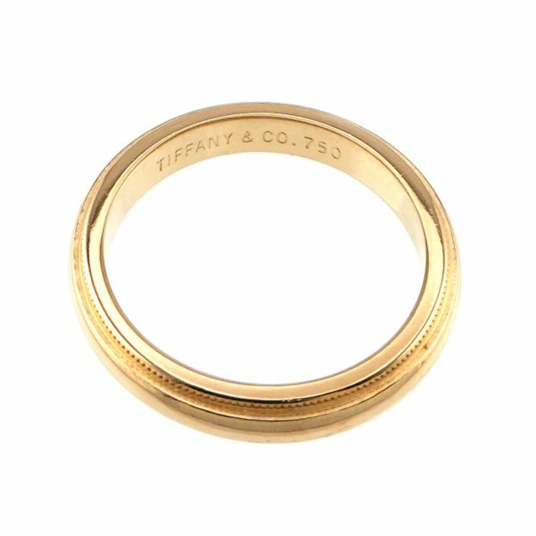 ティファニー TIFFANY&Co. ミルグレイン バンド 9号 リング K18 ティファニー TIFFANY&Co. ミルグレイン バンド 9号 リング K18