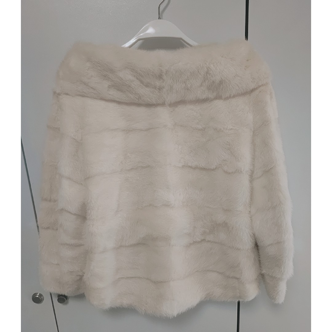 リアルミンクファー/MINKショートコートジャケットポンチョ Mサイズ リアルミンクファー/MINKショートコートジャケットポンチョ Mサイズ