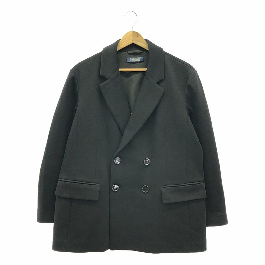 'S Max Mara - S MAX MARA / エスマックスマーラ | SCRIGNO ダブルジャケット | XL | ブラック | レディース