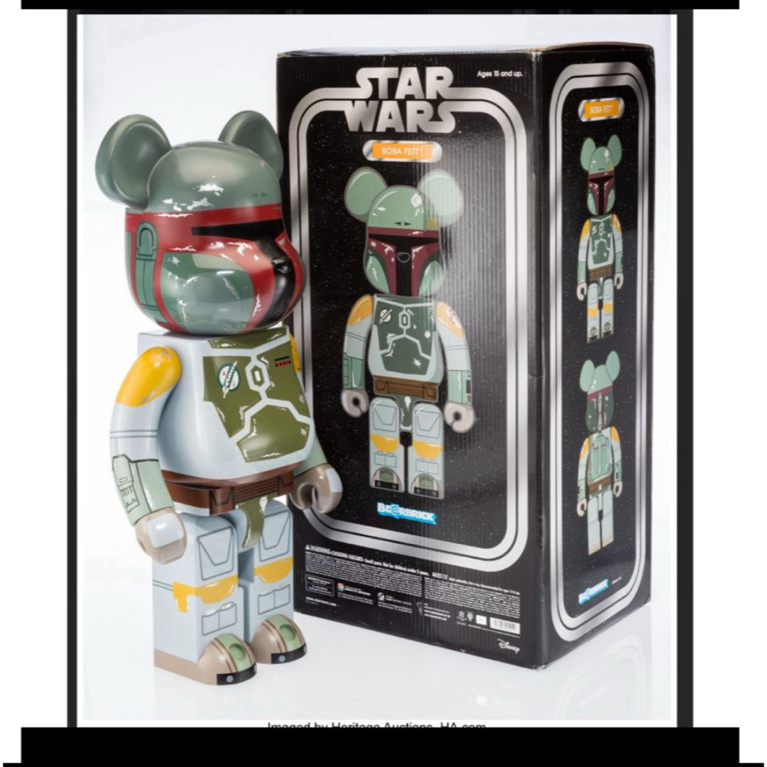 MEDICOM TOY(メディコムトイ)のBE@RBRICK BOBA FETT(TM) 1000% エンタメ/ホビーのフィギュア(その他)の商品写真
