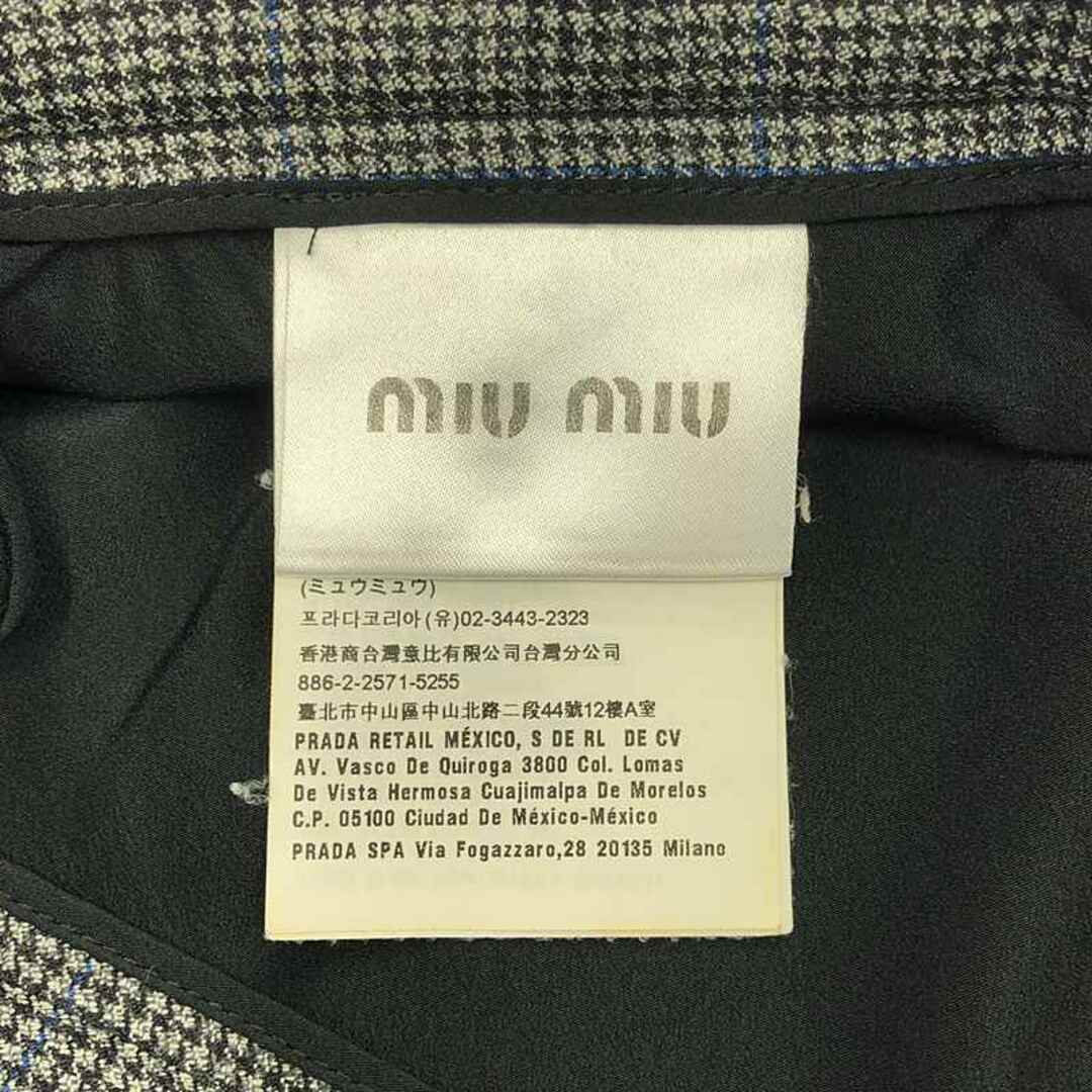 miu miu / ミュウミュウ | グレンチェック レース ロング miu miu / ミュウミュウ | グレンチェック レース ロング