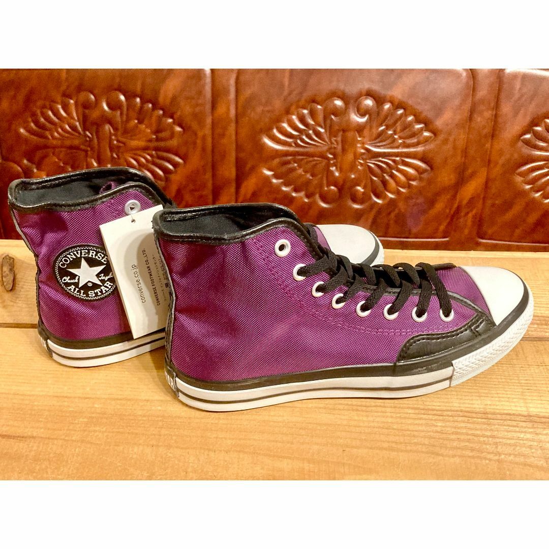 CONVERSE - ☆レア!コンバース オールスター ハイカット 黒/紫 ビンテージ 2411☆の通販 by freestars|コンバースならラクマ CONVERSE - ☆レア!コンバース オールスター ハイカット 黒/紫 ビンテージ 2411☆の通販 by freestars|コンバースならラクマ