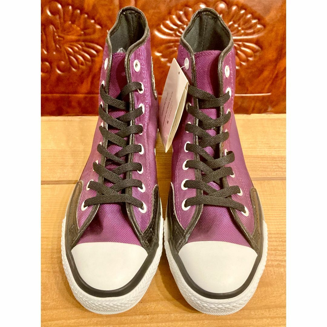 CONVERSE - ☆レア!コンバース オールスター ハイカット 黒/紫 CONVERSE - ☆レア!コンバース オールスター ハイカット 黒/紫